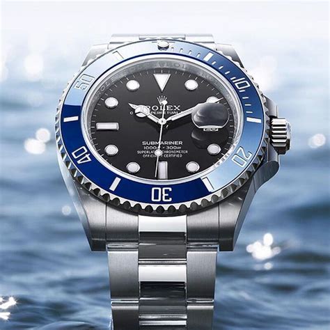 rolex submariner date watch 18 ct